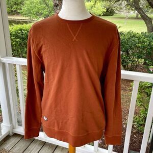 Kennedy Gray French Terry Crewneck Sweatshirt. Burnt Orange. Size Medium. NWOT!